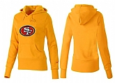 Nike San Francisco 49ers Team Logo Yellow Women Pullover Hoodies (1),baseball caps,new era cap wholesale,wholesale hats