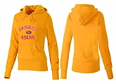 Nike San Francisco 49ers Team Logo Yellow Women Pullover Hoodies (2),baseball caps,new era cap wholesale,wholesale hats