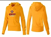 Nike San Francisco 49ers Team Logo Yellow Women Pullover Hoodies (3),baseball caps,new era cap wholesale,wholesale hats