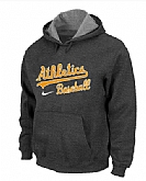 Oakland Athletics Pullover Hoodie D.Grey,baseball caps,new era cap wholesale,wholesale hats