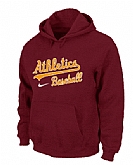 Oakland Athletics Pullover Hoodie REd,baseball caps,new era cap wholesale,wholesale hats