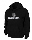 Oakland Raiders Authentic Logo Pullover Hoodie Black,baseball caps,new era cap wholesale,wholesale hats