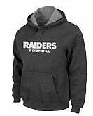 Oakland Raiders Authentic font Pullover Hoodie Navy Grey,baseball caps,new era cap wholesale,wholesale hats