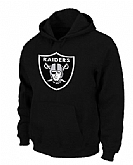 Oakland Raiders Logo Pullover Hoodie Black,baseball caps,new era cap wholesale,wholesale hats