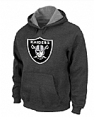 Oakland Raiders Logo Pullover Hoodie Navy Grey,baseball caps,new era cap wholesale,wholesale hats