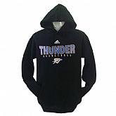 Oklahoma City Thunder Team Logo Black Pullover Hoody,baseball caps,new era cap wholesale,wholesale hats