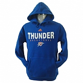 Oklahoma City Thunder Team Logo Blue Pullover Hoody,baseball caps,new era cap wholesale,wholesale hats