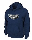 Philadelphia Eagles Authentic Logo Pullover Hoodie Navy Blue,baseball caps,new era cap wholesale,wholesale hats