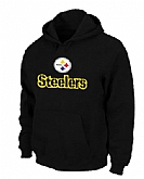 Pittsburgh Steelers Authentic Logo Pullover Hoodie Black,baseball caps,new era cap wholesale,wholesale hats