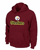 Pittsburgh Steelers Authentic Logo Pullover Hoodie Red,baseball caps,new era cap wholesale,wholesale hats
