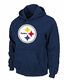 Pittsburgh Steelers Logo Pullover Hoodie Navy Blue,baseball caps,new era cap wholesale,wholesale hats