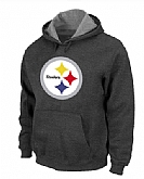 Pittsburgh Steelers Logo Pullover Hoodie Navy Grey,baseball caps,new era cap wholesale,wholesale hats