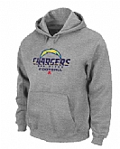 San Diego Chargers Critical Victory Pullover Hoodie Grey,baseball caps,new era cap wholesale,wholesale hats