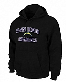 San Diego Chargers Heart x26 Soul Pullover Hoodie Black,baseball caps,new era cap wholesale,wholesale hats