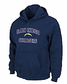 San Diego Chargers Heart x26 Soul Pullover Hoodie Navy Blue,baseball caps,new era cap wholesale,wholesale hats