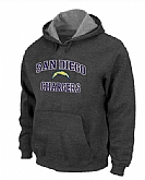 San Diego Chargers Heart x26 Soul Pullover Hoodie Navy Grey,baseball caps,new era cap wholesale,wholesale hats