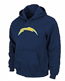 San Diego Chargers Logo Pullover Hoodie Navy Blue,baseball caps,new era cap wholesale,wholesale hats