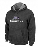 Seattle Seahawks Authentic Logo Pullover Hoodie Navy Grey,baseball caps,new era cap wholesale,wholesale hats