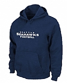 Seattle Seahawks Authentic font Pullover Hoodie Navy Blue,baseball caps,new era cap wholesale,wholesale hats