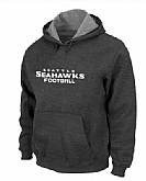 Seattle Seahawks Authentic font Pullover Hoodie Navy Grey,baseball caps,new era cap wholesale,wholesale hats