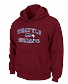 Seattle Seahawks Heart x26 Soul Pullover Hoodie Black Red,baseball caps,new era cap wholesale,wholesale hats