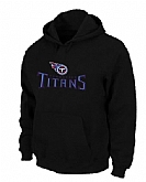 Tennessee Titans Authentic Logo Pullover Hoodie Black,baseball caps,new era cap wholesale,wholesale hats