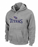 Tennessee Titans Authentic Logo Pullover Hoodie Grey,baseball caps,new era cap wholesale,wholesale hats