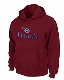 Tennessee Titans Authentic Logo Pullover Hoodie Red,baseball caps,new era cap wholesale,wholesale hats