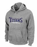 Tennessee Titans Authentic font Pullover Hoodie Grey,baseball caps,new era cap wholesale,wholesale hats