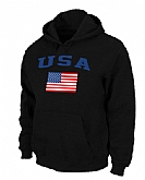 USA Olympics USA Flag Pullover Hoodie Black,baseball caps,new era cap wholesale,wholesale hats