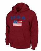 USA Olympics USA Flag Pullover Hoodie Red,baseball caps,new era cap wholesale,wholesale hats