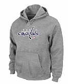 Washington Capitals Big x26 Tall Logo Pullover Hoodie Grey,baseball caps,new era cap wholesale,wholesale hats