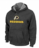 Washington Redskins Authentic Logo Pullover Hoodie Navy Grey,baseball caps,new era cap wholesale,wholesale hats