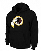 Washington Redskins Logo Pullover Hoodie Black