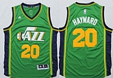 Utah Jazz #20 Gordon Hayward Revolution 30 Swingman Green Swingman Jerseys,baseball caps,new era cap wholesale,wholesale hats