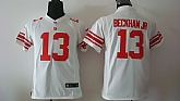 Youth Nike New York Giants #13 Odell Beckham Jr White Game Jerseys,baseball caps,new era cap wholesale,wholesale hats