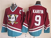 Anaheim Ducks #9 Paul Kariya Red Throwback CCM Jerseys,baseball caps,new era cap wholesale,wholesale hats