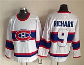 Montreal Canadiens #9 Maurice Richard White Throwback CCM Jerseys,baseball caps,new era cap wholesale,wholesale hats