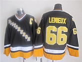 Pittsburgh Penguins #66 Mario Lemieux 1993 Black Throwback CCM Jerseys,baseball caps,new era cap wholesale,wholesale hats