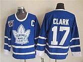Toronto Maple Leafs #17 Clark Blue 75TH Throwback CCM Jerseys,baseball caps,new era cap wholesale,wholesale hats