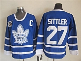 Toronto Maple Leafs #27 Darryl Sittler Blue 75TH Throwback CCM Jerseys,baseball caps,new era cap wholesale,wholesale hats