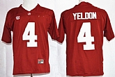 Alabama Crimson Tide #4 T.J Yeldon 2015 Playoff Rose Bowl Special Event Diamond Quest Red Jerseys,baseball caps,new era cap wholesale,wholesale hats