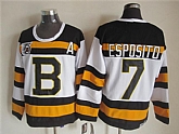 Boston Bruins #7 Phil Esposito White 75TH Throwback CCM Jerseys,baseball caps,new era cap wholesale,wholesale hats