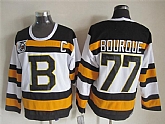Boston Bruins #77 Ray Bourque White 75TH Throwback CCM Jerseys,baseball caps,new era cap wholesale,wholesale hats