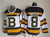 Boston Bruins #8 Cam Neely White 75TH Throwback CCM Jerseys,baseball caps,new era cap wholesale,wholesale hats