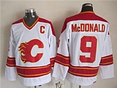 Calgary Flames #9 Lanny McDonald White Throwback CCM Jerseys,baseball caps,new era cap wholesale,wholesale hats