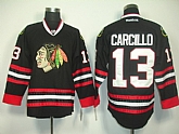 Chicago Blackhawks #13 Daniel Carcillo Black Jerseys,baseball caps,new era cap wholesale,wholesale hats