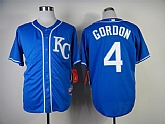 Kansas City Royals #4 Alex Gordon 2014 Blue Jerseys,baseball caps,new era cap wholesale,wholesale hats