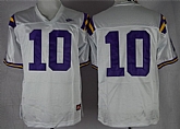 LSU Tigers #10 Anthony Jennings White Jerseys,baseball caps,new era cap wholesale,wholesale hats