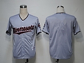 Minnesota Twins Blank Gray Jerseys,baseball caps,new era cap wholesale,wholesale hats